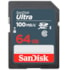 Cartão De Memória Sandisk Ultra Sdhc Uhs-i 64gb 100mbs Sdsdunr-064g-gn3in