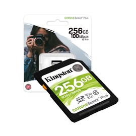 Cartão Sd Kingston 256gb Canvas Select Plus Sds2/256gb