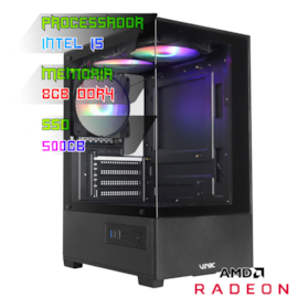 COMPUTADOR GAMER INTEL I5 10400F/PLACA H510 DDR4/8GB DDR4/SSD 500GB/GABINETE G-SHIELD/500W/R5 230 2GB