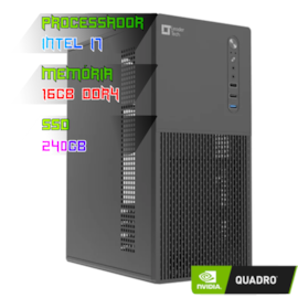 COMPUTADOR GAMER INTEL I5 12400F/PLACA H610 DDR4/16GB DDR4/SSD 240GB/GABINETE LT-302C/500W/QUADRO A400 4GB