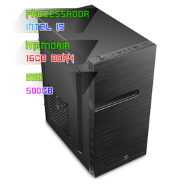 COMPUTADOR GAMER INTEL I5 13400/PLACA B660 DDR/16GB DDR5/SSD 500GB/GABINETE MT-35BK/500W