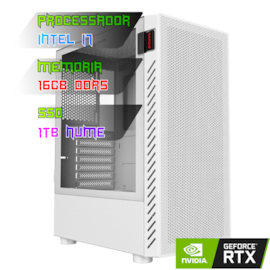 COMPUTADOR GAMER INTEL I7 13700F/PLACA Z690 DDR4/16GB DDR4/SSD 1TB NVME/GABINETE BOLTER/750W 80PLUS/RTX 4060 TI 8GB/WATER 240MM