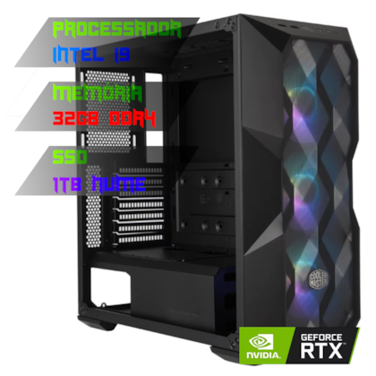 COMPUTADOR GAMER INTEL I9 12900K/PLACA Z690 DDR4/32GB DDR4/SSD 1TB NVME/GABINETE TD500/850W 80PLUS/RTX 4080 16GB/WATER 240MM