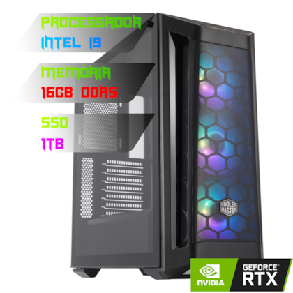 Computador Pichau Gamer, Intel Core i9-12900KS, GeForce RTX 4070 12GB, 16GB  DDR4, SSD 480GB M.2