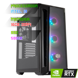 COMPUTADOR GAMER INTEL I9 12900K/Z690 DDR4/16GB DDR4/SSD 500GB/GABINETE MB520/750W 80PLUS/RTX 4060 8GB/WATER 240MM