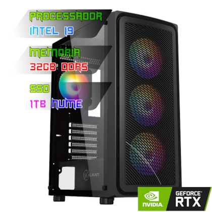 COMPUTADOR GAMER INTEL I9 13900/PLACA Z790 DDR5/32GB (2X16) DDR5/SSD 1TB NVME/GABINETE JOTURN/850W 80PLUS/RTX 5070/WATER 360MM