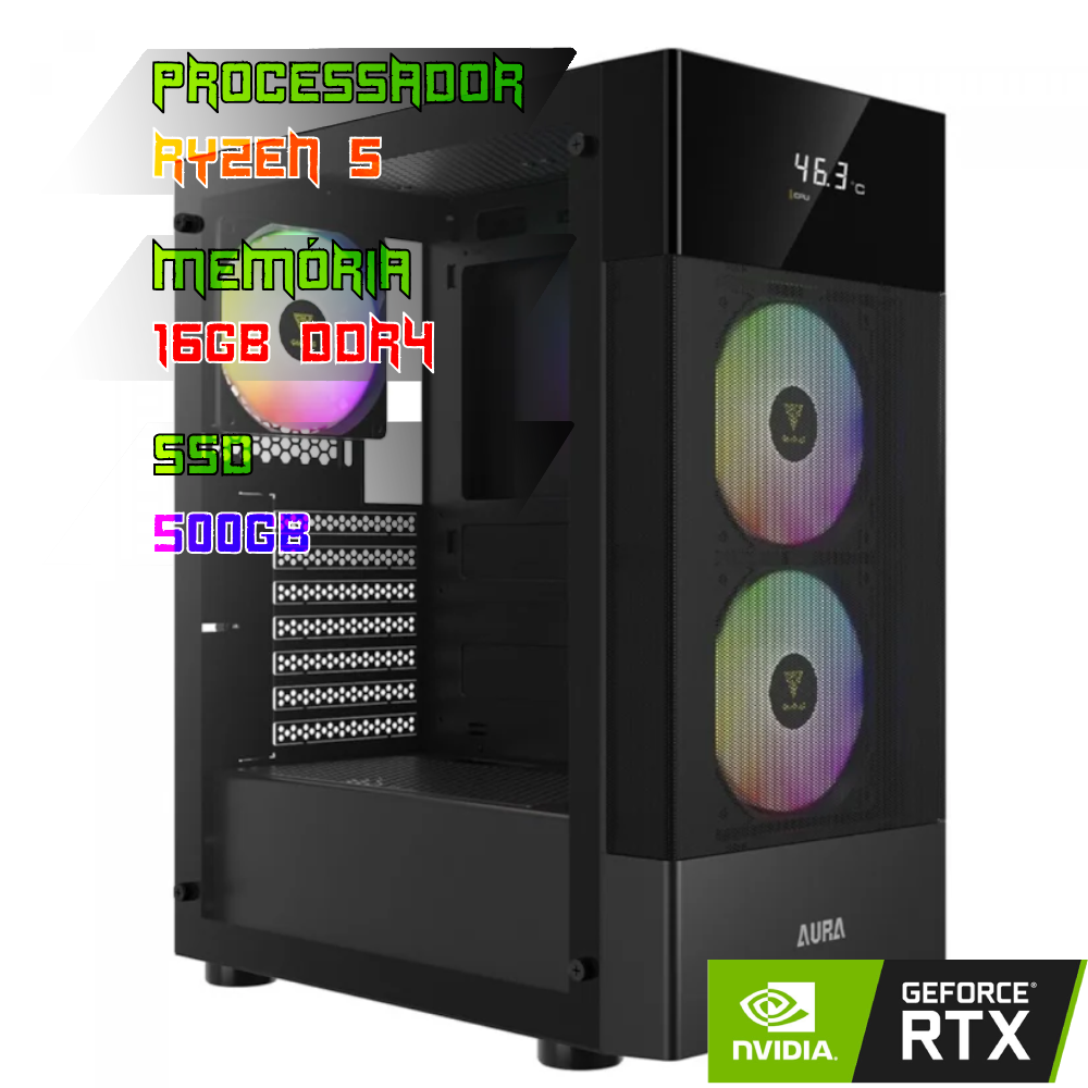 COMPUTADOR GAMER INTEL I9 11900K/PLACA Z590 DDR4/16GB (2X8) DDR4