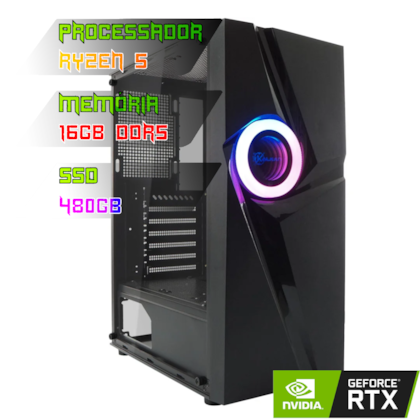 COMPUTADOR GAMER RYZEN 5 7600X/B650 DDR5/16GB DDR5/SSD 480GB/GABINETE MUSPEL/600W 80PLUS/RTX 3060 /WATER 240MM