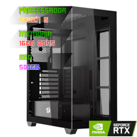 COMPUTADOR GAMER RYZEN 5 7600X/B650 DDR5/16GB DDR5/SSD 500GB/GABINETE DEFLECT/600W 80PLUS/RTX 3060 /WATER 240MM