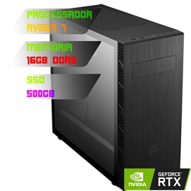 COMPUTADOR GAMER RYZEN 5 7600X/B650 DDR5/16GB DDR5/SSD 500GB/GABINETE MB600L/600W 80PLUS/RTX 3060 /WATER 240MM