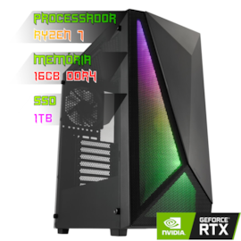 COMPUTADOR GAMER RYZEN 7 5800X/PLACA B550 DDR4/16GB DDR4/SSD 1TB/GABINETE CMT195/600W 80PLUS/RTX 3060/WATER 240MM