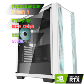 COMPUTADOR GAMER RYZEN 7 7700X/PLACA X670 DDR5/16GB DDR5/SSD 500GB /GABINETE CC560/850W 80PLUS/RTX 5070 /WATER 240MM