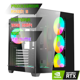 COMPUTADOR GAMER RYZEN 9 5900XT/PLACA B550 DDR4/16GB DDR4/SSD 1TB NVME/GABINETE AQUARIUS/850W 80PLUS/RTX 5070/WATER 240MM