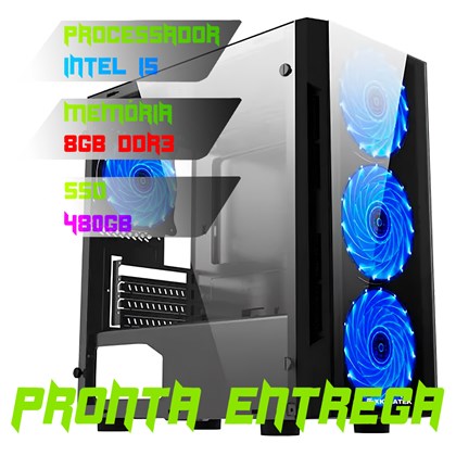 COMPUTADOR INTEL CORE I5 4690K/ PLACA MÃE H81 / 8GB MEMÓRIA/ SSD 480GB/FONTE 500W