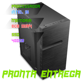 COMPUTADOR INTEL CORE I5 6400 / PLACA MÃE H110 / 8GB DDR4 MEMÓRIA/ SSD 480GB / FONTE 500W / GABINETE