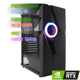 COMPUTADOR INTEL I3 14100F/PLACA B660 DDR4/16GB DDR4/SSD 500GB NVME/GABINETE MUSPEL/600W 80PLUS/RTX 5050 8GB/WATER 240MM