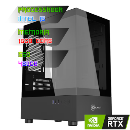 COMPUTADOR INTEL I5 14600K/PLACA B760 DDR5/16GB DDR5/SSD 480GB/GABINETE AVALON/600W 80PLUS/RTX 5050 8GB/WATER 240MM