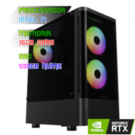 COMPUTADOR INTEL I7 14700/PLACA B760 DDR5/16GB DDR5/SSD 500GB NVME/GABINETE TALOS E3/600W 80PLUS/RTX 4060 8GB/WATER 240MM