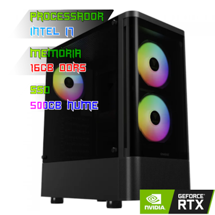 COMPUTADOR INTEL I7 14700/PLACA B760 DDR5/16GB DDR5/SSD 500GB NVME/GABINETE TALOS E3/600W 80PLUS/RTX 4060 8GB/WATER 240MM