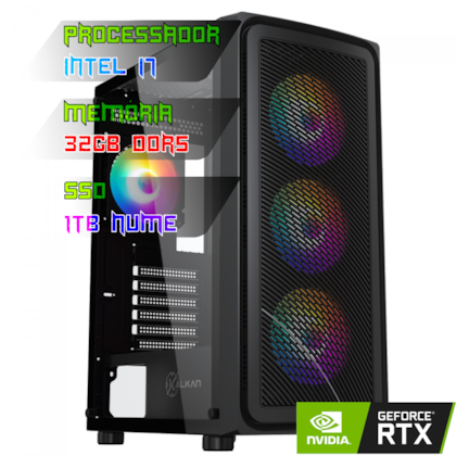 COMPUTADOR INTEL I7 14700K/PLACA Z790 DDR5/32GB DDR5/SSD 1TB NVME /GABINETE JOTURN/750W 80PLUS/RTX 5070/WATER 240MM