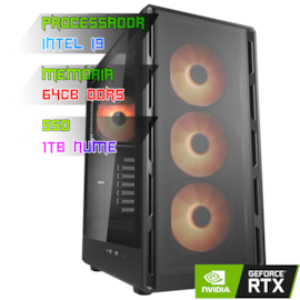 COMPUTADOR INTEL I9 14900KF/PLACA B760 DDR5/64GB (2X32) DDR5/SSD 1TB NVME/GABINETE COUGAR AIRFACE/1000W/RTX 5080 16GB