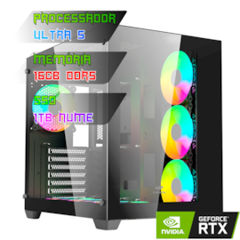 COMPUTADOR INTEL ULTRA 5 245KF/PLACA Z890 DDR5/16GB DDR5/SSD 500GB NVME/GABINETE AQUARIUS/600W 80PLUS/RTX 4060/WATER 240MM