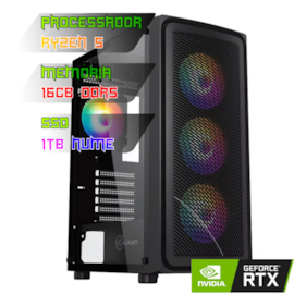 COMPUTADOR RYZEN 5 7600X/PLACA X870 DDR5/16GB DDR5/SSD 1TB NVME/GABINETE KALKAN/600W 80PLUS/RTX 4060/WATER 240MM