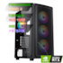 COMPUTADOR RYZEN 5 7600X/PLACA X870 DDR5/16GB DDR5/SSD 1TB NVME/GABINETE KALKAN/600W 80PLUS/RTX 4060/WATER 240MM