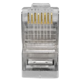 Conector Rj45 Exbom Cat6/6A Blindado Pacote Com 100 Unidades Cont-Rj45C6M100