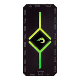 Controlador De Fan Rise Mode 4p 9x Pwm E Rgb Hub Rm-copw-rgb