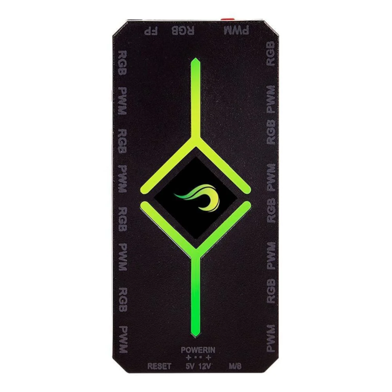 Controlador De Fan Rise Mode 4p 9x Pwm E Rgb Hub Rm-copw-rgb - Microgem ...