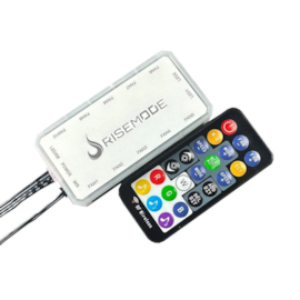 Controlador De Fan Rise Mode Sound Argb 6p 10x Fans Rm-cos-argb