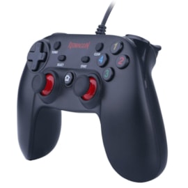 Controle Redragon Saturn Usb 2.0 Pc Ps3 Preto E Vermelho G807