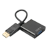 Conversor Shinka Displayport Macho X Vga Femea At-Dp-Vga