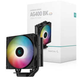 Cooler Deepcool Gammaxx Series Ag400 Bk Argb 120mm Intel-amd Preto R-ag400-bkanmc-g-2