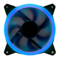 Cooler Fan Brx 1200rpm Led Azul 9 Lâminas Molex...