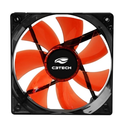 COOLER FAN C3TECH F7-L100RD VERMELHO