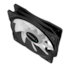 Cooler Fan Deepcool Rf120 Led Branco 120mm Preto Dp-fled-rf120-wh