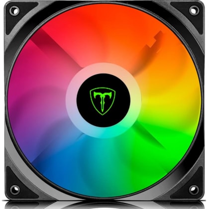 COOLER FAN T-DAGGER T-TGF610 RAINBOW 120MM PRETO