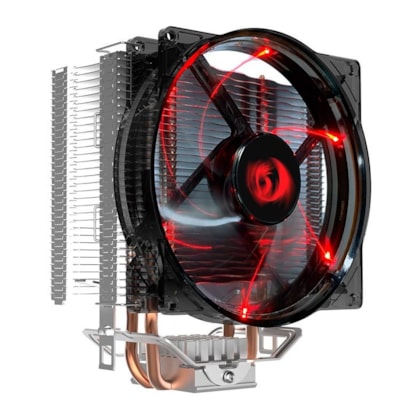 Cooler Redragon Reaver Led Vermelho Intel-amd Preto Cc-1011