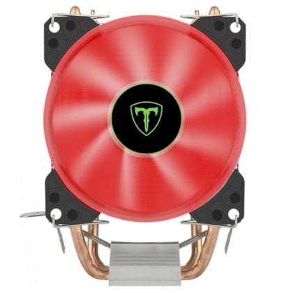 Cooler T-dagger Idun R Led Vermelho Intel-amd 90mm Preto T-gc9109 R