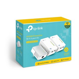 Extensor Wireless Tp-link Tl-wpa4220 Tkit Powerline Wifi 3-pack Kit