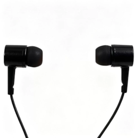 Fone De Ouvido Earphones D21 Stereo Preto