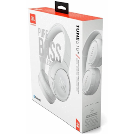 FONE DE OUVIDO JBL T510BT BLUETOOTH BRANCO JBLT510BTWHT