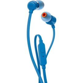 Fone De Ouvido Jbl Tune 110 3.5Mm Com Microfone Azul Jblt110Blu