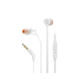 Fone De Ouvido Jbl Tune 110 3.5mm Com Microfone Branco Jblt110whtame