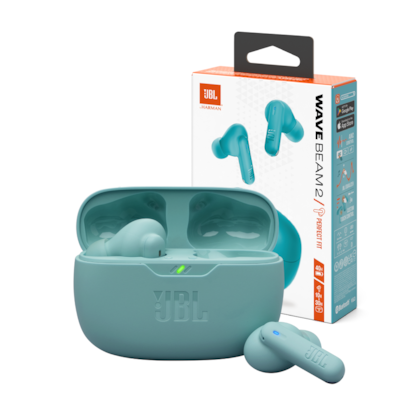 Fone De Ouvido Jbl Wave Beam 2 Tws Bluetooth Azul Jblwbeam2blu