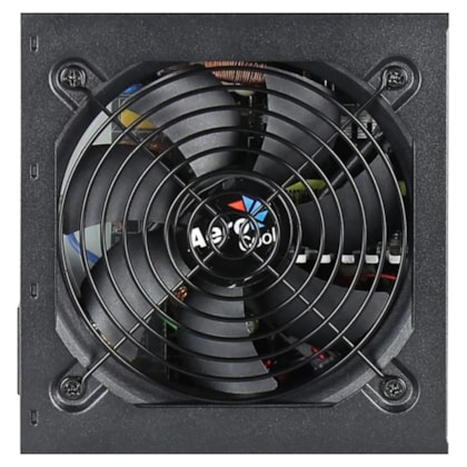 FONTE 600W 80 PLUS BRONZE, AEROCOOL KCAS, ATX PFC ATIVO, BIVOLT - KCAS-600W FULL RANGE