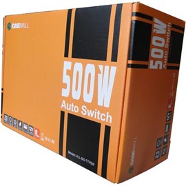 Fonte Casemall 500w Auto Switch Sem Cabo All-500ttpsw4