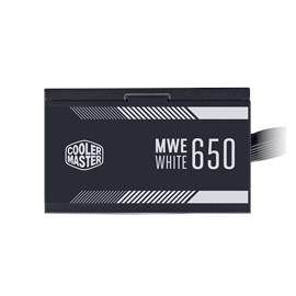 FONTE COOLER MASTER 650W MWE ATX 80 PLUS WHITE MPE-6501-ACAAW-US